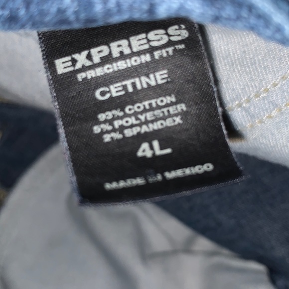 Express Jeans Cetine Size 4L bootcut/ flared - Picture 4 of 7